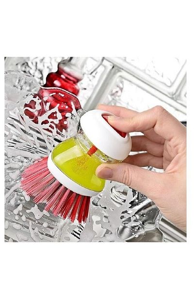 Titiz Plastik Titiz Tp-110 Dish Brush with Detergent Chamber