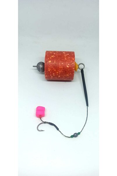 SAZAN RİG Küspe Aparatlı Yüzen Turuncu Renk Çift Mısırlı Küspeli Sazan Takımı...