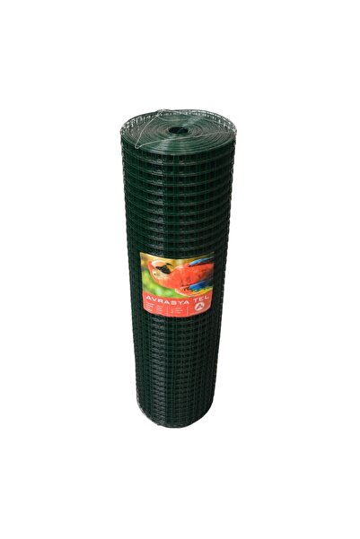 Muştu ticaret Yeşil Tel - Bahçe Teli - Pvc Kaplı Puntalı Tel 12x12 0,9 Mm 100...