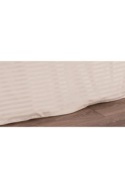 Finezza Bella Bamboo Jacquard Fabric Cream Double Duvet Cover Set 6 Pieces - 1177