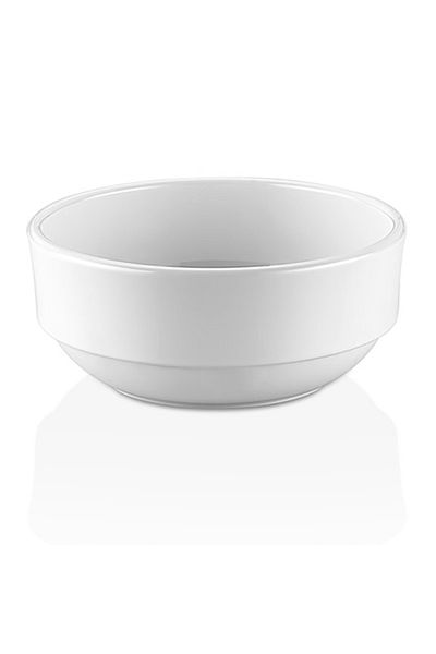 GastroPlast 5 Pieces White 12 cm Unbreakable, Anti-Scratch Polycarbonate Soup Bowl (Not Porcelain or Melamine..)
