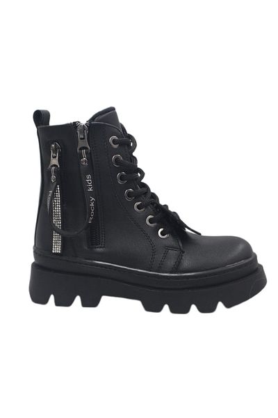 Mehmet Mete 2697 Black Skin Anatomical (26-36) Girl's Boots