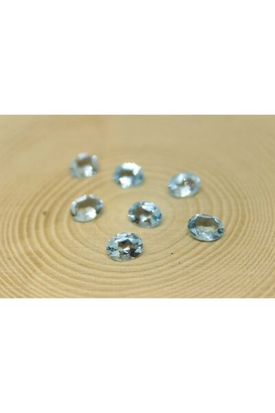 Yasamtohumu قطع وجه حجر التوباز (مناسب لصنع الخواتم والمعلقات وما إلى ذلك)