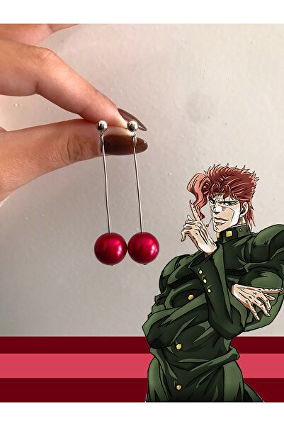 sakurakıra Jojo's Bizzarre Avventure Noriaki Kakyoin Cosplay Küpe