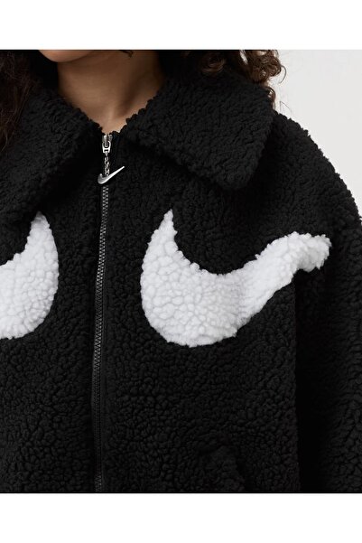 Nike Sportswear Swoosh Tam Boy Fermuarlı Kadın Ceketi Dd5620-010