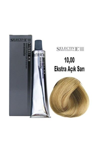 Selective Professional Tüp Saç Boyası 10.00 Ekstra Açık Sarı 60 Ml