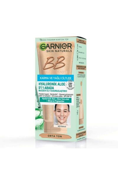 Garnier Hyaluronik Aloe Oil Free Bb Krem - Orta Ton