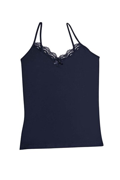 KOTA 6037 Ip Askılı Dantelli Atlet 6'lı