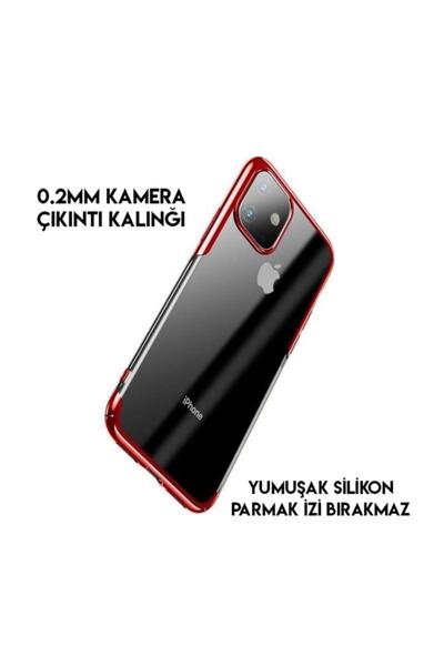 Baseus Glitter Iph 11 Pro Max Kılıf Kırmızı