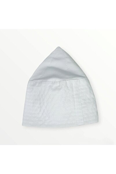BERAT Skullcap - Prayer Skullcap - Cloth Fabric Skullcap - 12 Pieces - White Color