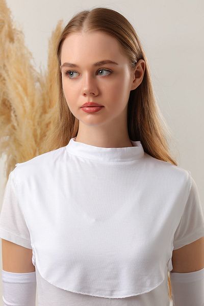 Melodi Scarf Hijab Neck Collar White