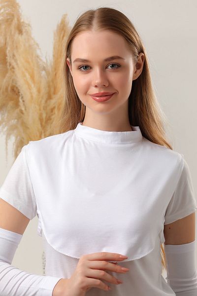 Melodi Scarf Hijab Neck Collar White