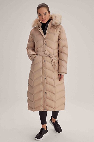 Womania Kadın Bej Kaban X Jacket 18692