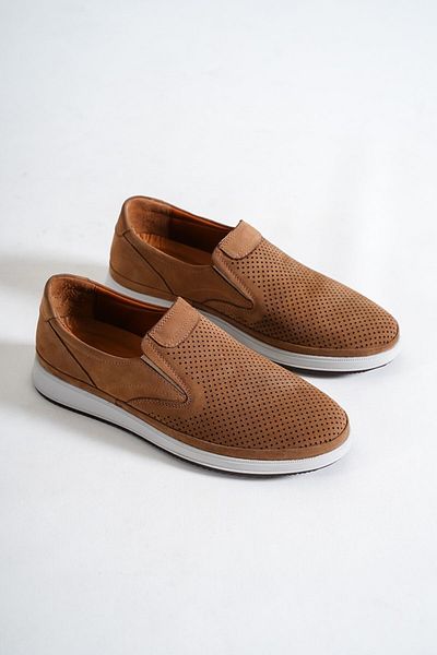 Deripabuc Genuine Leather Sand Nubuck Men's Leather Casual Shoes Mrd15-5002