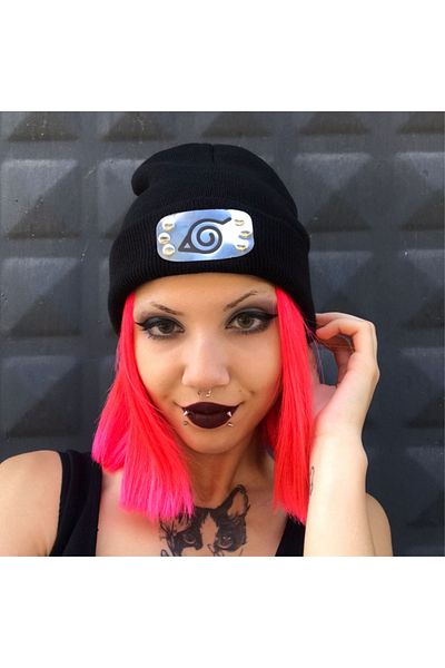 Köstebek Anime Naruto - Kakashi Hatake Metal Embroidered Beret