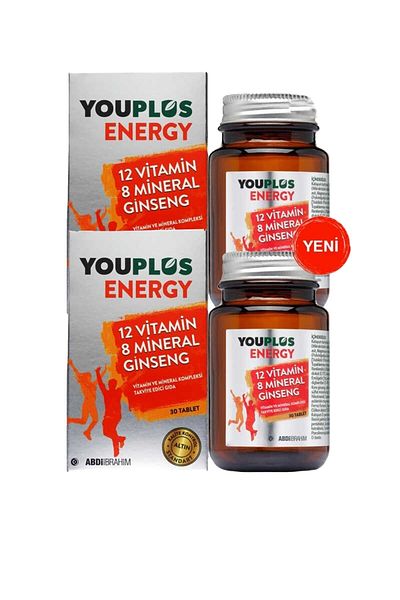 Youplus Multi Ener-g Multivitamin 30 Tablets 1 Area 1 Free