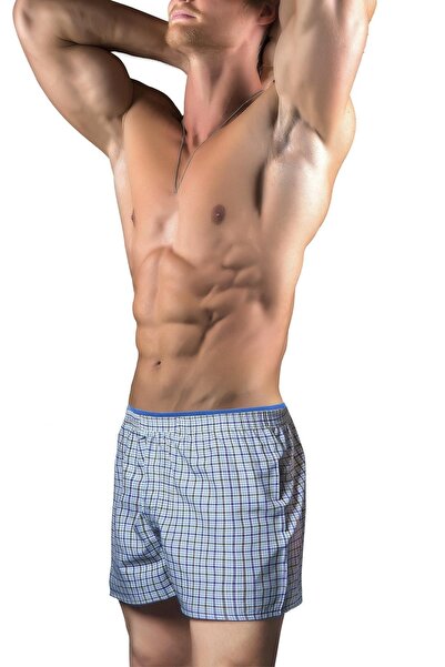 kingspearl Büyük Beden – Rahat Kalıp Pamuklu Klasik Erkek Poplin Boxer