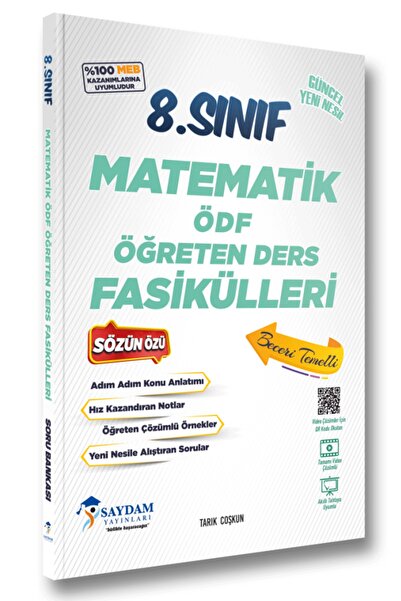 Saydam Yayınları 8.Sınıf LGS Matematik ÖDF Öğreten Ders Fasikülleri