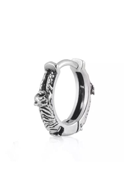 Jaida Moda للجنسين رمادي النمر الشكل خمر الرياضة الصلب هوب أقراط