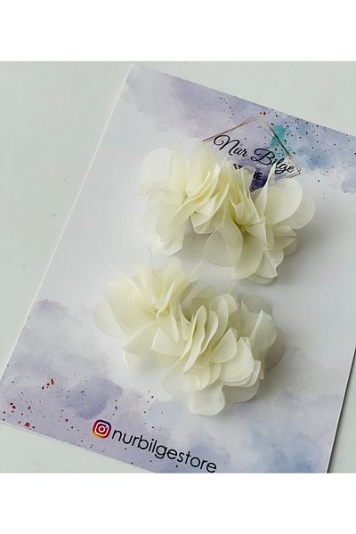 NURBİLGESTORE مشبك إكرو ملون للفتيات للأيام الخاصة، عيد ميلاد 23 أبريل – مشبك – مشبك