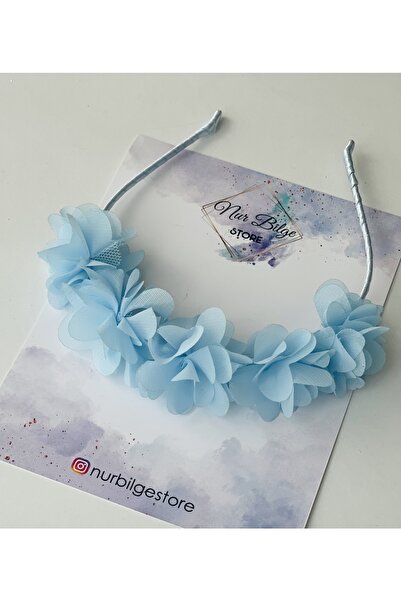 NURBİLGESTORE Bebe Mavisi Colourful Kız Çocuk Taç Özel Günler 23 Nisan Bayram...