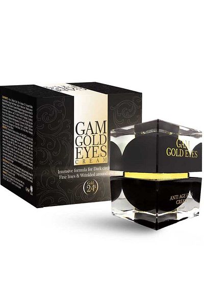 GAM Anti-Aging Eye Contour Cream with Gold Content 30ml, Contains 24k Colloidal Gold & Vitamines E,a,c