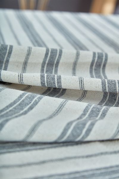 vivamaison Fata de Masa Runner Bumbac Spalat Antracit 50x150 Cm