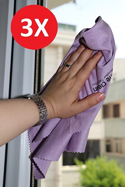 Fine Clean (3 قطع) زجاج سحري ميكروفايبر وقماش مرآة 40*50