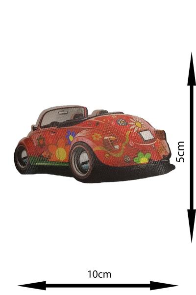 REMSATİC Iron-Stick Arma - Patch - Car Vw Beetle Model (10cm X 5cm)
