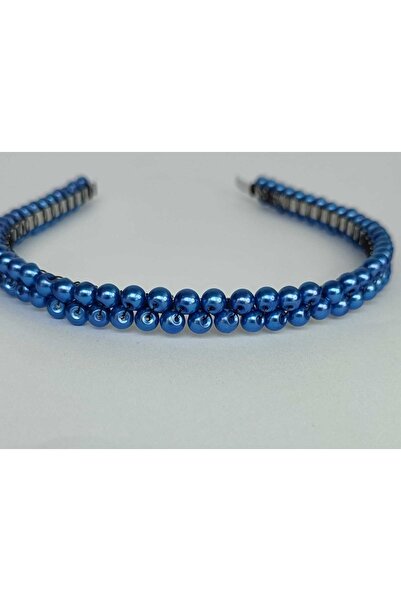 MODA NUR Torba Plava Biserna Kruna