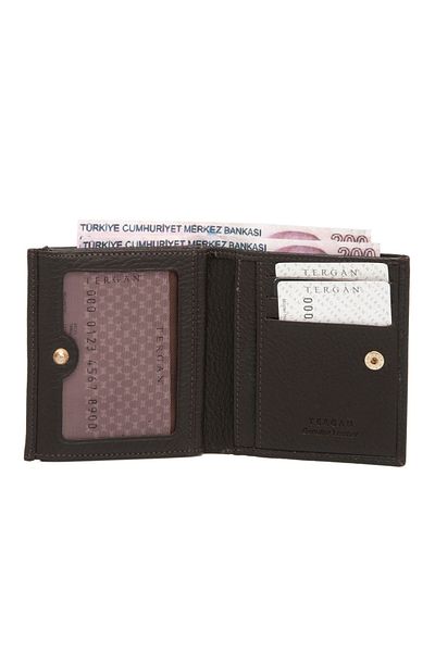 Tergan Brown Leather Women's Wallet 05627a42