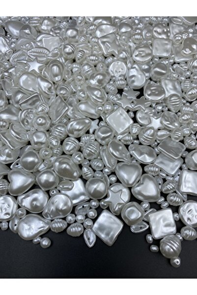 Hedef Bijuteri 25gr نموذج مختلط اللون الأبيض طلاء فاخر عديم الشكل الباروك شبه...