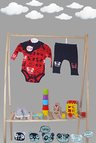 edoy 3lü Bebek Takımı  Bebek Zıbın 3lü Set Bebek Kıyafeti