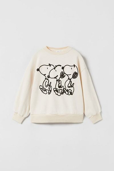 Pink Hippo Kids Unisex Snoopy Peanuts Printed Kids Sweatshirt