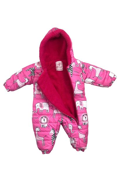Pukka Safari Animal Pattern Girl's Welsoft Cosmonaut