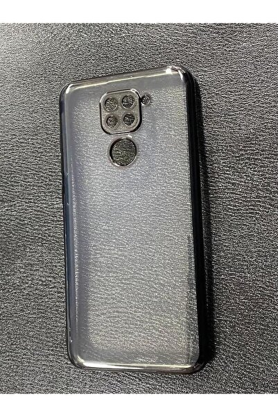 Miscase Redmi Note 9 Lazer Parlak Çerçeve Şeffaf Plating Cep Telefonu Kılıfı ...
