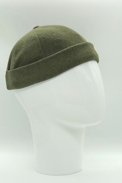 Hoppe Winter Stamp Khaki Hiphop Dockers Brimless Cap Cap Hat