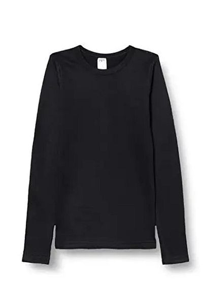 Tutku Women's Thermal Crew Neck Long Sleeve Ribbed Cuffed Long Sleeve Top