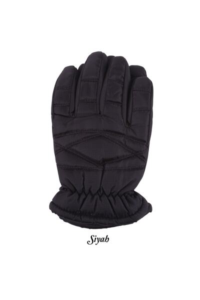 İşnar Çocuk Kar Eldiven 6-7 Yaş Siyah Model 58011-02301