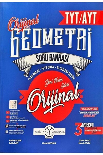 Orjinal Tyt Ayt Geometri Soru Bankası