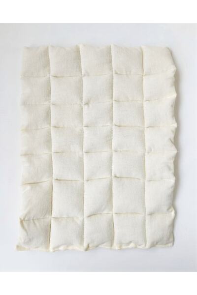 DAS YÜN حفاضات للبالغين من صوف الأغنام غير المغسول للظهر والبطن والصدر (37 سم * 48 سم) Das4krem