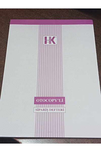 Ulaş kırtasiye Ulaş Sipariş Fişi 3/50 2 Nüsha Otocopili 12 Adet