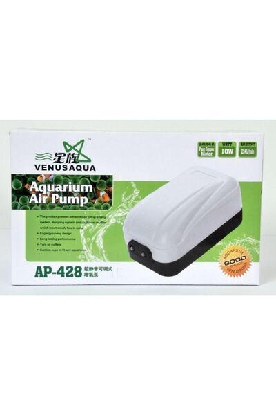 Venusaqua Ap-428 Çift Çıkışlı Akvaryum Hava Motoru