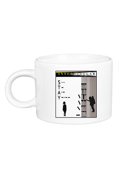 Öz Kupa Interstellar Interstellar Porcelain Motto Cup