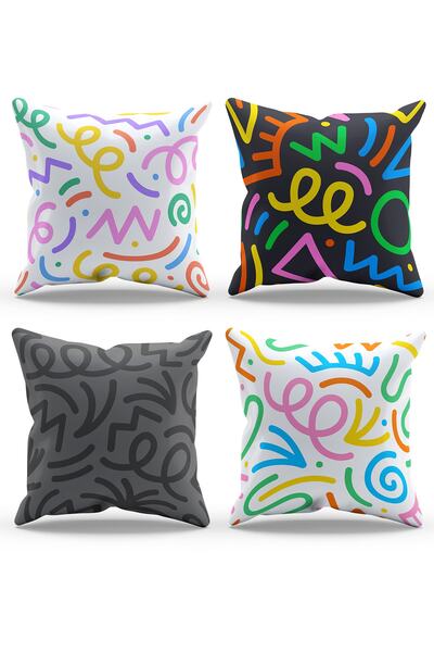 Moud's Dvostrana Štampano boja linija Sa deznom 4-dijelna kombinacija Antilop...