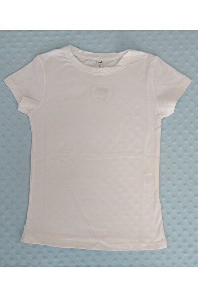 TWOO KİDS Short Sleeve Plain Body 9-12 Years Ecru