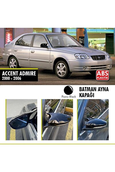 Nam Tuning Garage Hyundai Accent Admire Yarasa Batman Ayna Kapağı 2000-2006 A...