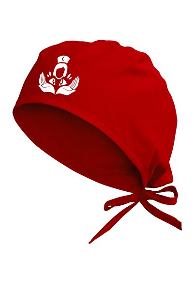 Tasarım Trend Șapcă roșie unisex pentru spital