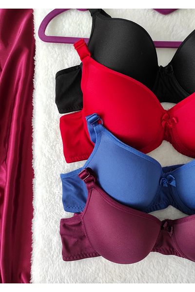 nesterinzar Women's Padded Underwire Daily 4-Piece Bra Set