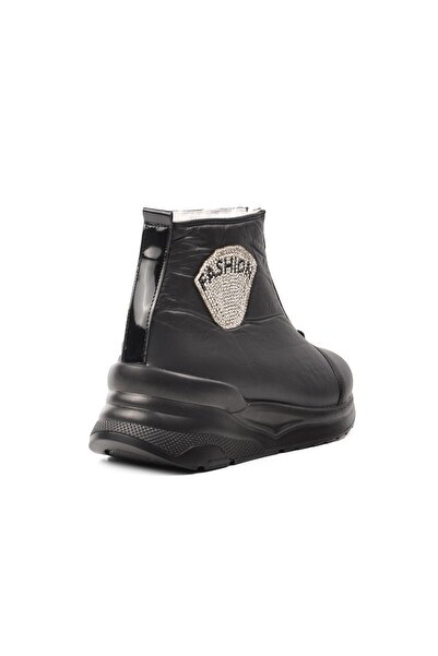 Genel Markalar White Line 844 Siyah Içi Kürklü Su Itici Kadın Kar Botu